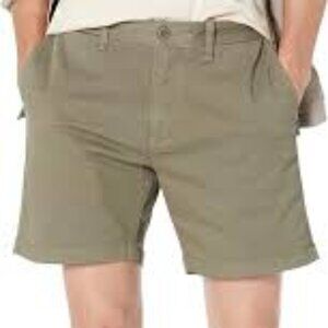 Madewell Men's Tan Flat Front Shorts